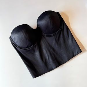 Victoria’s Secret Black Corset Bra Top Shapewear Lingerie Size 34C